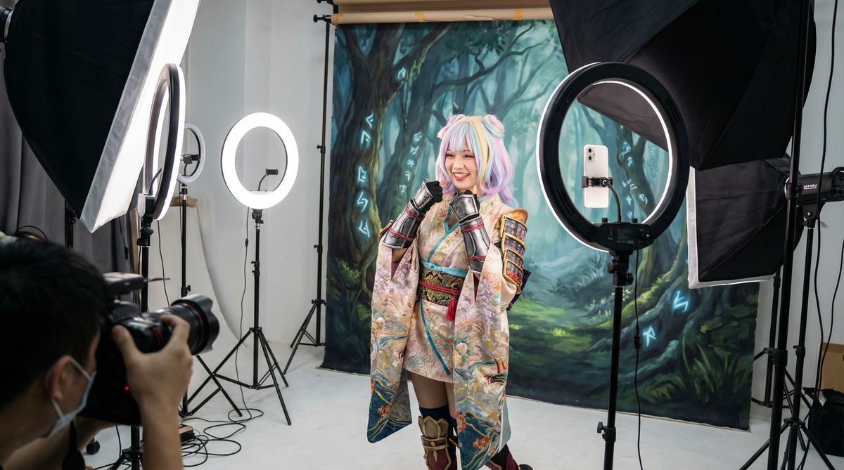 户外露出动漫cosplay视频